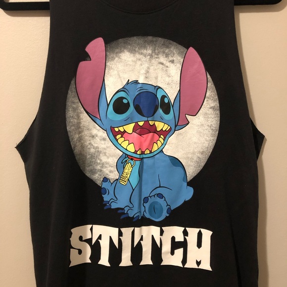Disney Tops Disney Lilo Stitch Graphic Muscle Tee Tank Top Poshmark